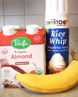 Chocolate Almond Milk -  Banana - Rice Whip